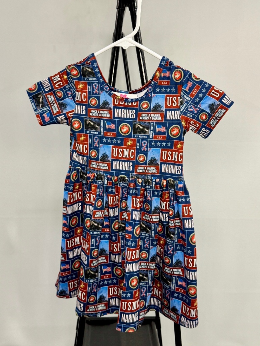 Girl’s Marine Corps Dress, red, white, blue